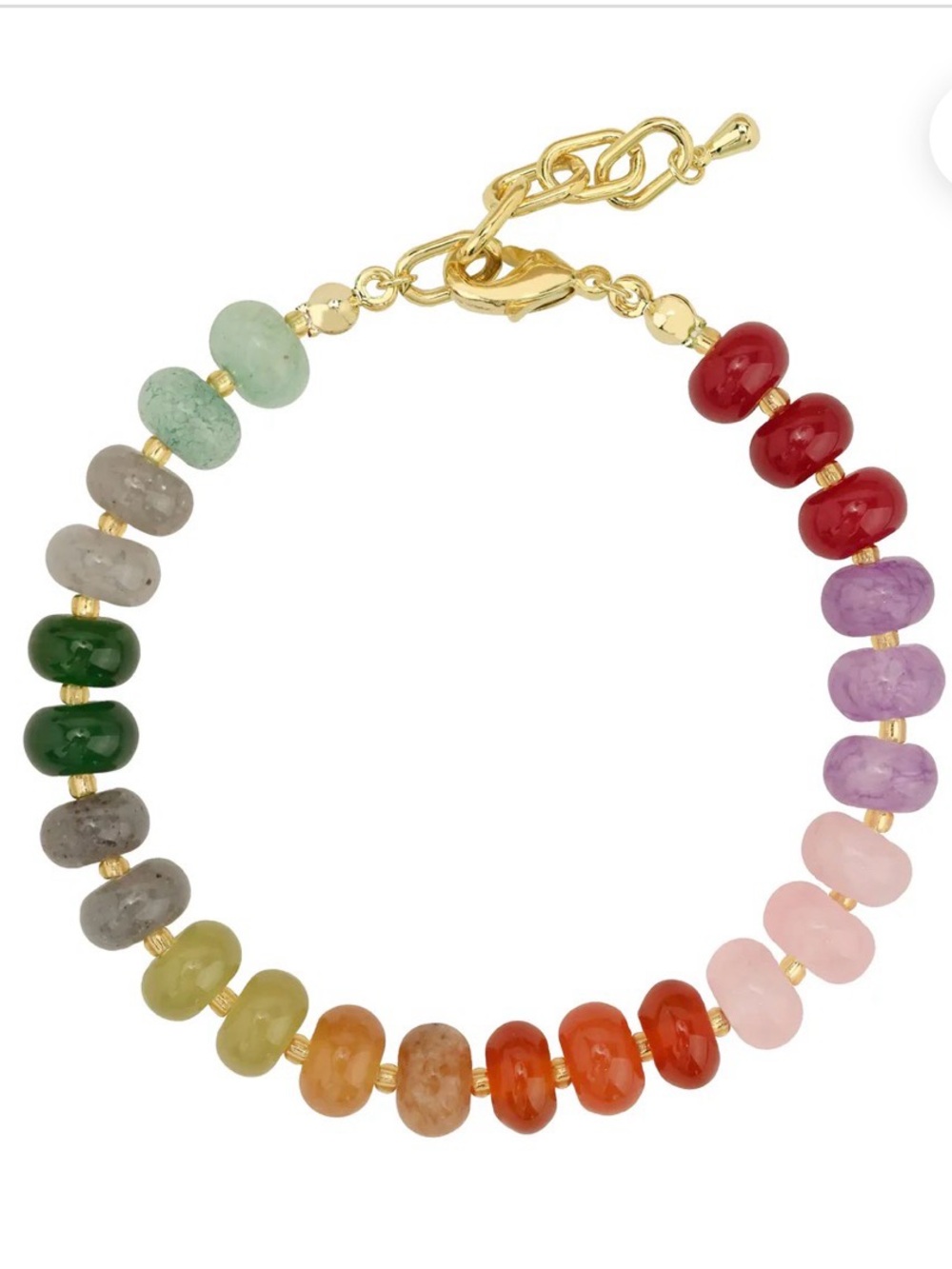 Sahira Jewelry Candy Crush Beaded Bracelet Multicolored/New